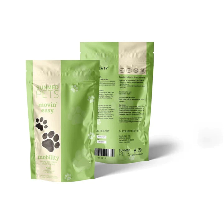 Broad Spectrum Movin' Easy Pet Chews