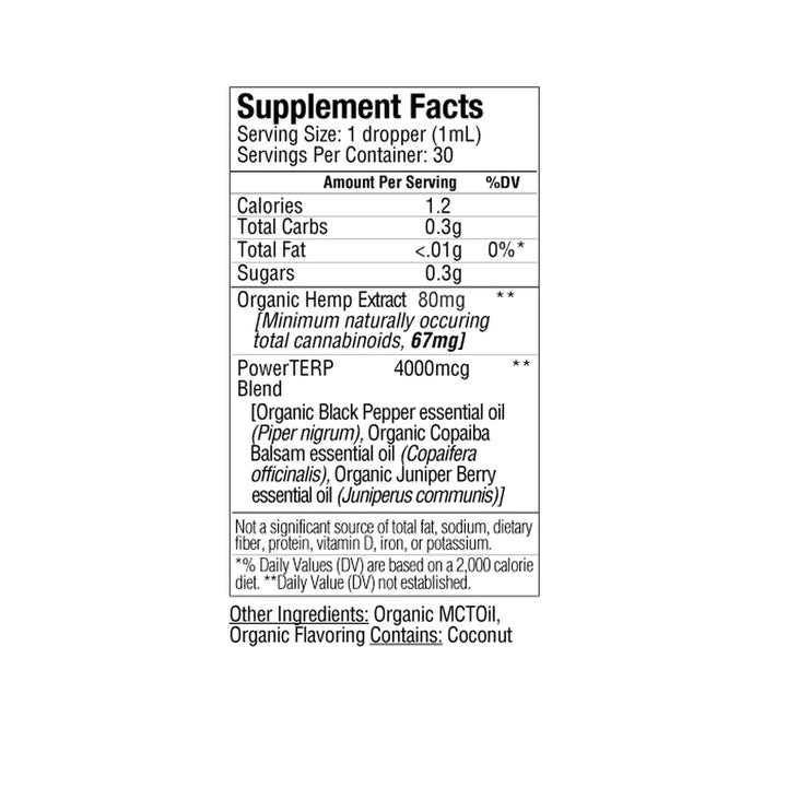 Full Spectrum Organic Tincture 3000 mg